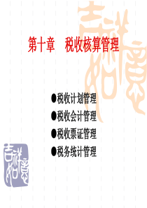 税务管理10税务核算管理