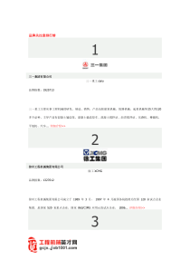 中国工程机械百强企业