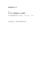 重点投资计划（3）