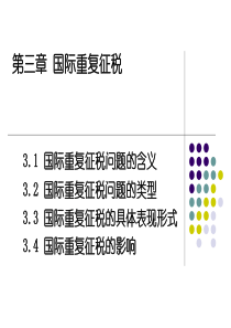 第三章 国际重复征税