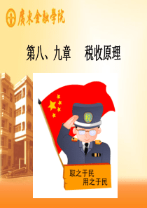 第八、九章税收原理