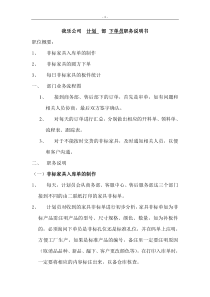 非标家具职务说明书-李莉