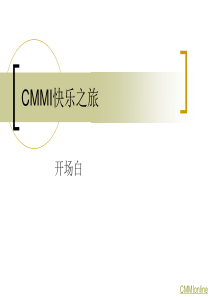CMMI培训完整版