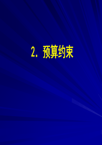 23预算约束偏好