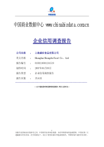 企业信用报告