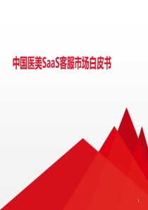 中国医美SaaS客服市场白皮书