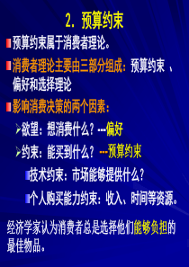 中级微观2-3预算约束