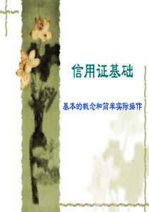 信用证培训资料