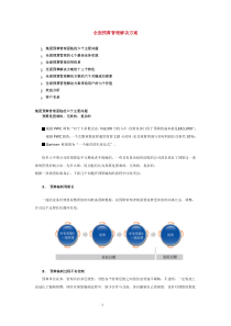 全面预算管理解决方案（DOC17）