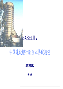 建设银行新资本协议规划(格式)