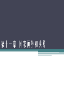 国家预算和决算