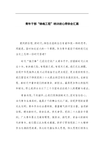 青年干部铸魂工程培训班心得体会汇篇