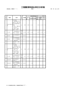 安装预算书-----1