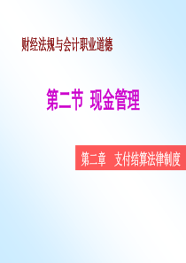 第二章第二节现金管理