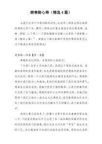 销售鞋心得（精选4篇）