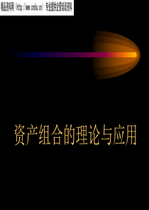 资产组合的理论与应用(2)