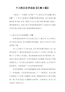 个人转正自评总结【汇集5篇】