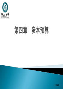 第四章资本预算