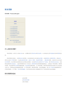 财务预算21243425