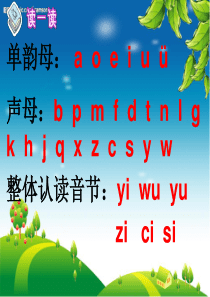 完美版一年级-拼音zh-ch-sh-r课件
