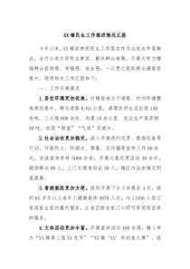 XX镇民生工作推进情况汇报