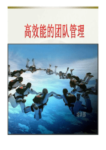 高效能团队管理(1)