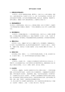 初高中必读书目