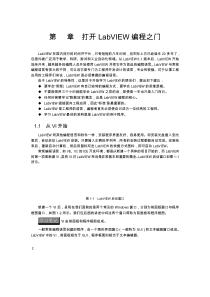 01打开LabVIEW编程之门