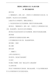 10.我们当地的风俗第2课时教案