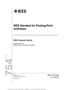 IEEE754 标准