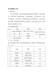 9、防火涂料工艺