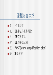 IE与作业分析2