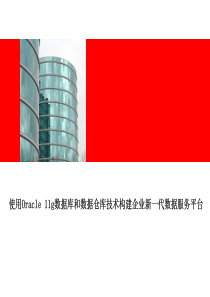 Oracle数据库和数据仓库