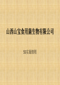 5S课程