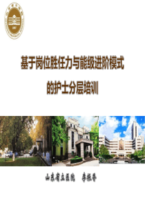 基于岗位胜任能级及能级进阶模式的护士分层培训