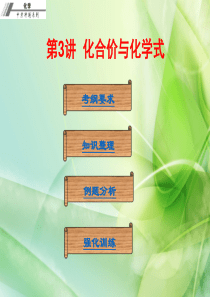 第3讲化合价与化学式全解