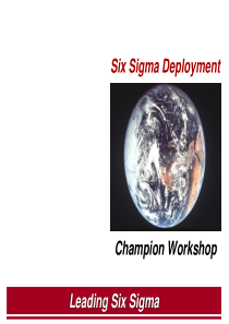 领导6sigma活动