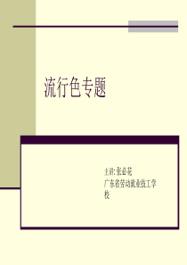 第五讲服装流行色