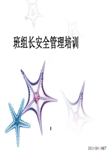 班组长安全管理培训ppt
