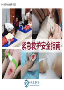 中学生安全教育_紧急救护安全指南（PPT32页)