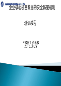 企业核心机密数据的安全防范机制