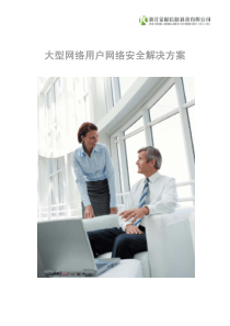 大型用户网络安全解决方案-大型网络用户网络安全解决方案
