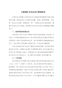 安全员具体运行管理规定