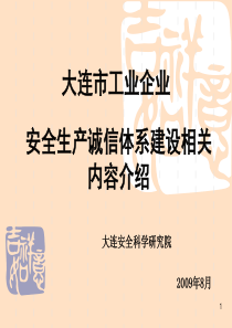 安全生产诚信体系建设相关内容介绍