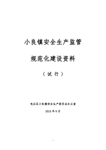 小良镇安全生产标准化