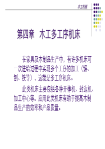 木工机械第8章木工多工序机床