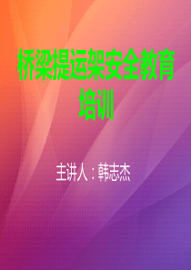 桥梁运架安全技术