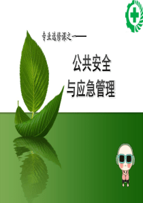 第讲公共安全与应急管理绪论
