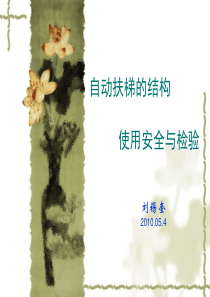 自动扶梯结构、使用安全与检验