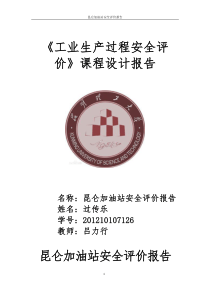 过传乐加油站安全评估报告